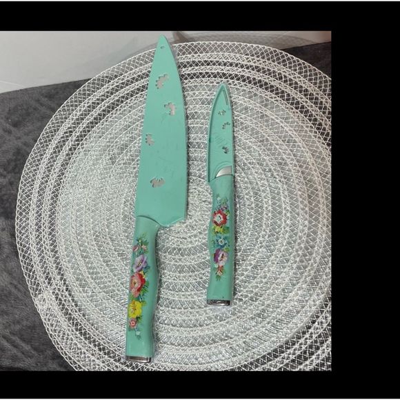 The Pioneer Woman Kitchen Pioneerwoman Chefs Knife And Paring Knife Set With Sheath Nwot